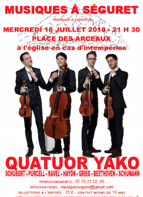 Concert à Séguret 
            en Provence